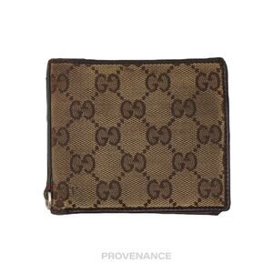 🔴 Gucci Bifold Wallet - GG Canvas